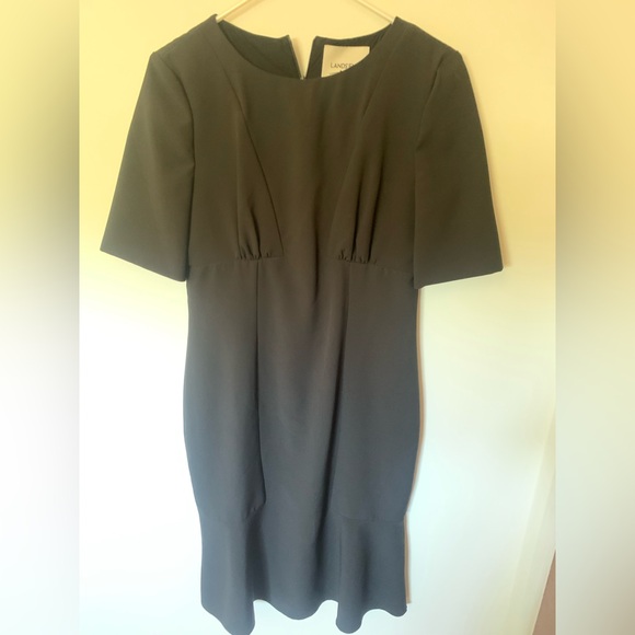Lands' End Black Midi Dress - Picture 1 of 3